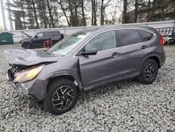 Salvage cars for sale at Windsor, NJ auction: 2016 Honda CR-V SE