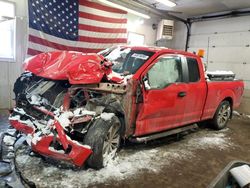 Salvage cars for sale at Lyman, ME auction: 2019 Ford F150 Super Cab