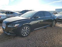 Salvage cars for sale at Phoenix, AZ auction: 2019 Lincoln Continental