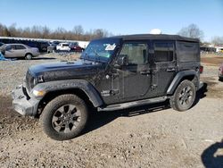 Salvage cars for sale at Hillsborough, NJ auction: 2018 Jeep Wrangler Unlimited Sport