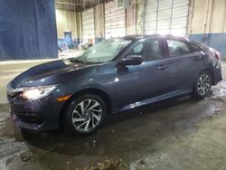 Salvage cars for sale at Woodhaven, MI auction: 2016 Honda Civic EX