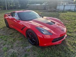 Buy Salvage Cars For Sale now at auction: 2018 Chevrolet Corvette Stingray 2LT