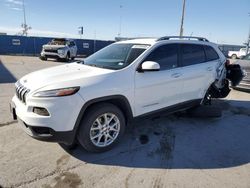 Salvage cars for sale from Copart Anthony, TX: 2017 Jeep Cherokee Latitude