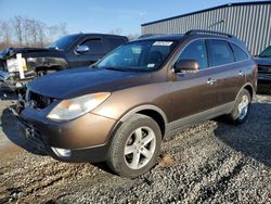 Salvage cars for sale at Spartanburg, SC auction: 2011 Hyundai Veracruz GLS