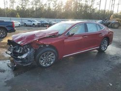 Salvage cars for sale at Harleyville, SC auction: 2018 Lexus LS 500 Base