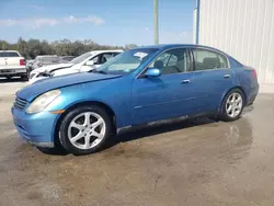 Salvage cars for sale at Apopka, FL auction: 2003 Infiniti G35