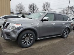 Salvage cars for sale at Moraine, OH auction: 2018 Nissan Armada SV