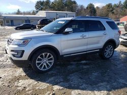 Ford salvage cars for sale: 2017 Ford Explorer Limited