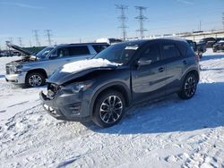 Salvage cars for sale at Elgin, IL auction: 2016 Mazda CX-5 GT