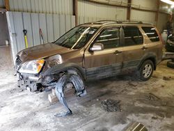 Salvage cars for sale at West Mifflin, PA auction: 2002 Honda CR-V EX