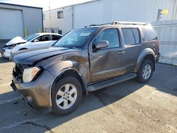 Salvage cars for sale at Vallejo, CA auction: 2008 Nissan Pathfinder S