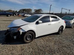 Salvage cars for sale at San Diego, CA auction: 2017 Toyota Corolla L