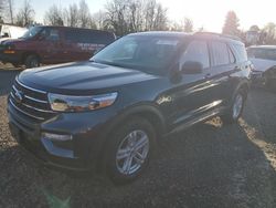 Salvage cars for sale at Portland, OR auction: 2022 Ford Explorer XLT