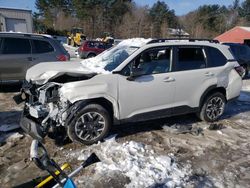 Salvage cars for sale at Mendon, MA auction: 2025 Subaru Forester Premium