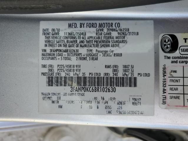 2011 Ford Fusion Sport