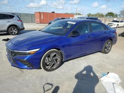 Salvage cars for sale at Homestead, FL auction: 2025 Hyundai Elantra SEL Sport