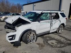 Salvage cars for sale from Copart Albany, NY: 2017 Ford Explorer XLT