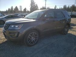 Salvage SUVs for sale at auction: 2016 Ford Explorer Sport