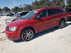 Salvage cars for sale at Ocala, FL auction: 2013 Dodge Journey R/T