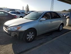 Salvage cars for sale at Hayward, CA auction: 2002 Toyota Camry LE