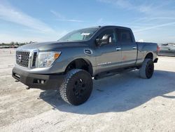 Salvage cars for sale at Arcadia, FL auction: 2017 Nissan Titan XD S