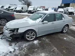 Salvage cars for sale at Woodhaven, MI auction: 2008 Saab 9-5 2.3T