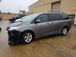 Toyota Sienna le salvage cars for sale: 2020 Toyota Sienna LE