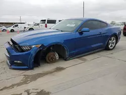 Salvage cars for sale at Grand Prairie, TX auction: 2017 Ford Mustang