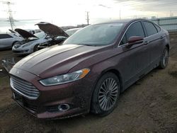 Vehiculos salvage en venta de Copart Elgin, IL: 2015 Ford Fusion Titanium