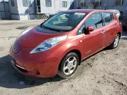 Salvage cars for sale at Los Angeles, CA auction: 2012 Nissan Leaf SV