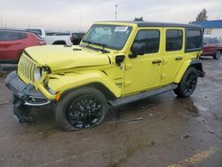 Salvage Cars with No Bids Yet For Sale at auction: 2022 Jeep Wrangler Unlimited Sahara 4XE