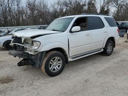 Salvage cars for sale at Oklahoma City, OK auction: 2004 Toyota Sequoia Limited