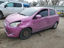 2015 Mitsubishi Mirage DE en venta en Wichita, KS