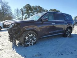 Salvage cars for sale at Loganville, GA auction: 2022 Hyundai Palisade Calligraphy