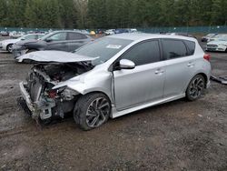 Salvage cars for sale at Graham, WA auction: 2017 Toyota Corolla IM