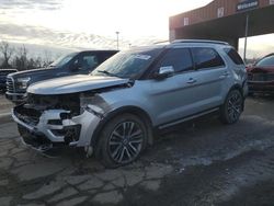 Salvage cars for sale at Fort Wayne, IN auction: 2016 Ford Explorer Platinum