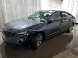 Salvage cars for sale at Leroy, NY auction: 2024 Honda Accord EX