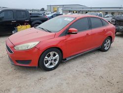 Salvage cars for sale at San Antonio, TX auction: 2016 Ford Focus SE