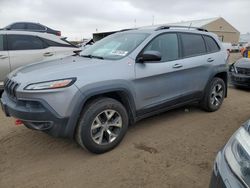 Salvage cars for sale at Brighton, CO auction: 2014 Jeep Cherokee Trailhawk