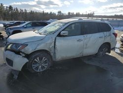 Salvage cars for sale at Windham, ME auction: 2018 Nissan Pathfinder S