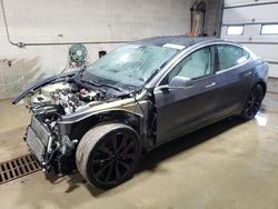 Salvage cars for sale at Blaine, MN auction: 2020 Tesla Model 3