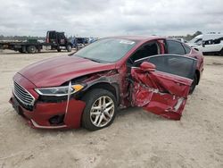 Salvage cars for sale at Houston, TX auction: 2019 Ford Fusion SEL