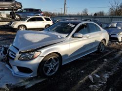 Salvage cars for sale at Hillsborough, NJ auction: 2015 Mercedes-Benz C 300 4matic