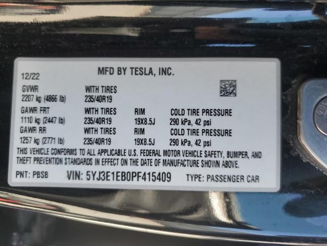 2023 Tesla Model 3