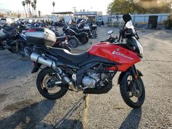 Salvage motorcycles for sale at Van Nuys, CA auction: 2012 Suzuki DL1000