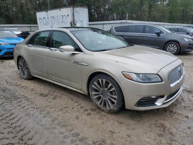 2017 Lincoln Continental Select