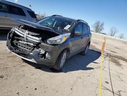 Salvage cars for sale at Pekin, IL auction: 2018 Ford Escape SE