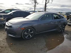 Salvage cars for sale at San Martin, CA auction: 2016 Honda Civic Touring