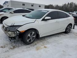 Salvage cars for sale at Cookstown, ON auction: 2021 Honda Civic LX