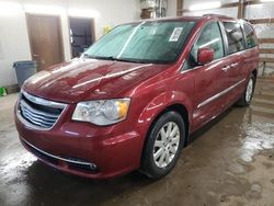 Salvage cars for sale from Copart Pekin, IL: 2016 Chrysler Town & Country Touring